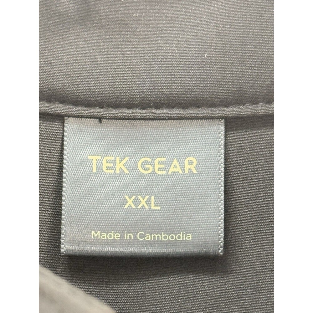 Tek Gear Women's size 2XL full zippered Black Woven Jacket Cinched waist - Picture 8 of 9